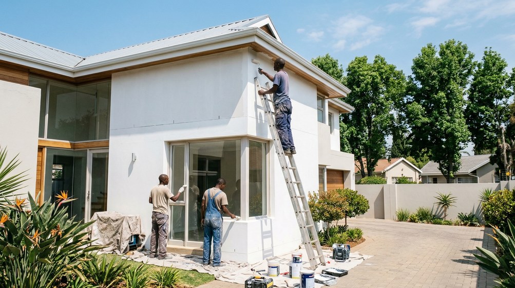 Professional painters working in Melkbosvredehoek, Tamboerskloof Tamboerskloof